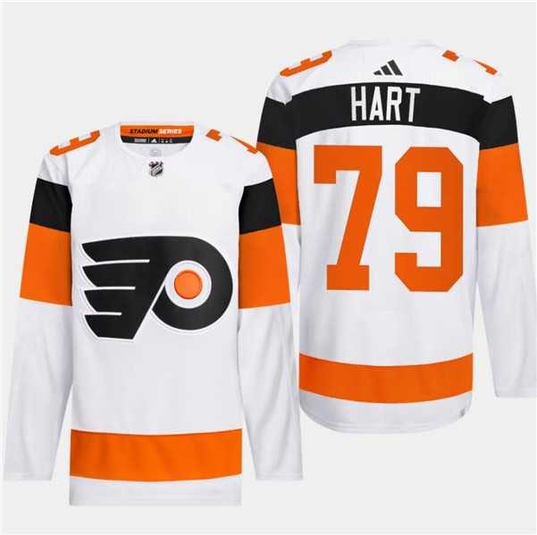Men's Philadelphia Flyers #79 Carter Hart White 2024 Stadium Series Stitched Jersey Dzhi,We sell and wholesale Men's Philadelphia Flyers #79 Carter Hart White 2024 Stadium Series Stitched Jersey Dzhi on line form chian!
